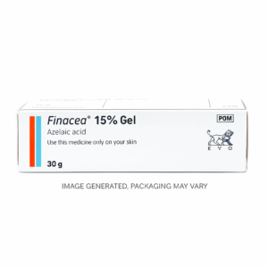 Tube of Finacea 15% Gel for rosacea treatment