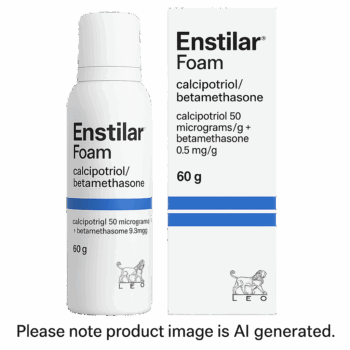 Box of Enstilar Foam 60g for plaque psoriasis treatment