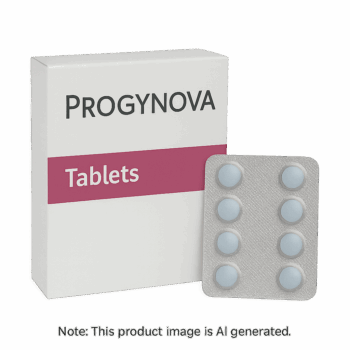 Box of Progynova Tablets for oestrogen replacement