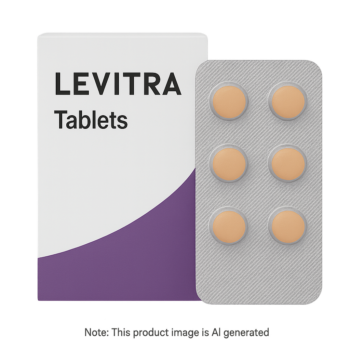 Box of Levitra Tablets used to treat erectile dysfunction